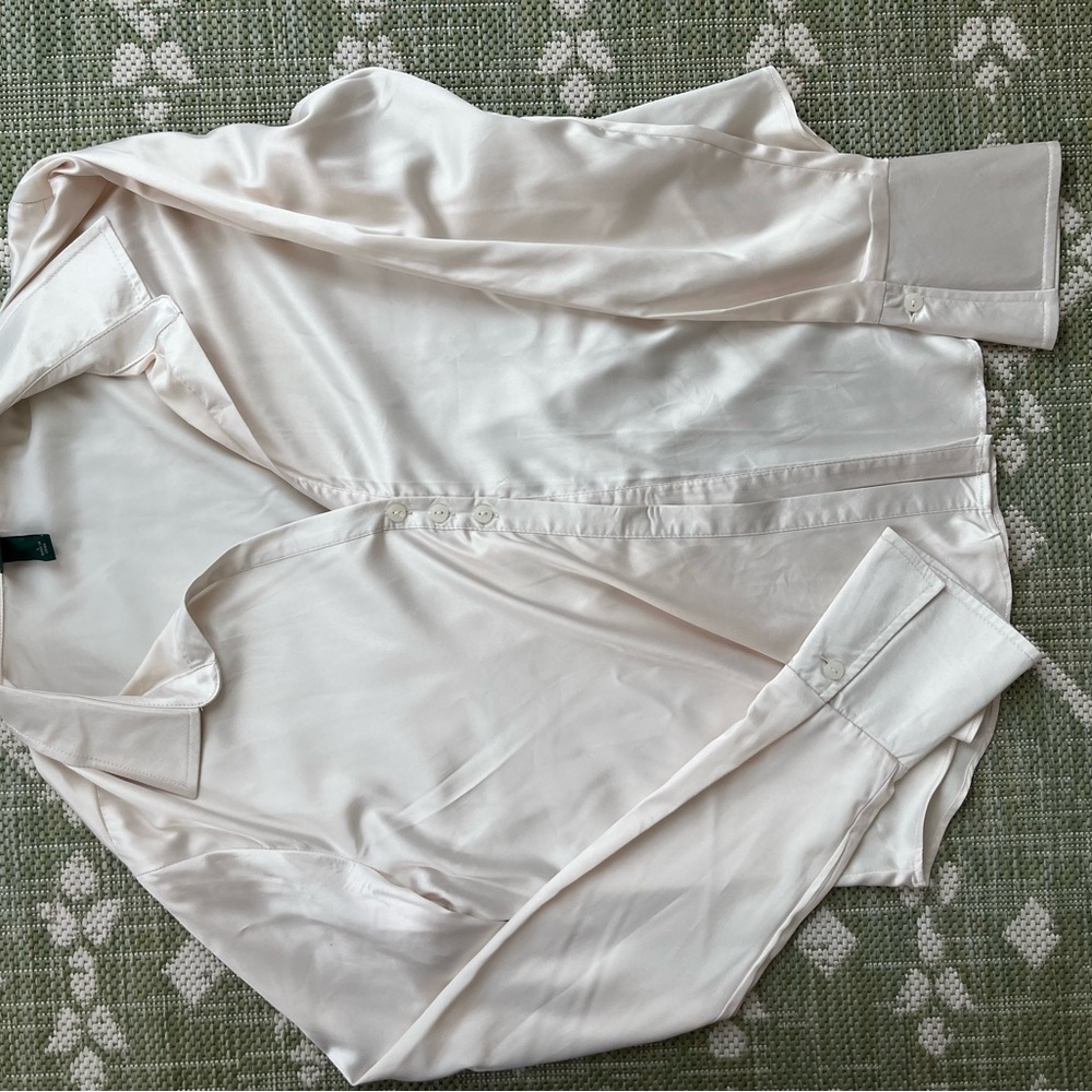Silk Cream Blouse
